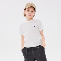 Champion 儿童纯棉短袖T恤经典运动潮牌简约舒适亲肤透气百搭