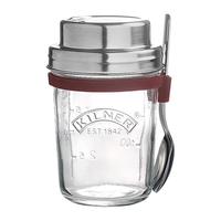 Kilner 玻璃酸奶杯 带盖勺
