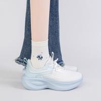 真维斯 女士休闲鞋 拼色小清新增高耐磨跑步鞋