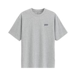Gap 男女同款圆领短袖T恤 854722B10
