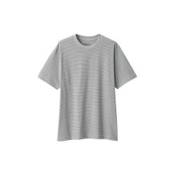 無印良品 MUJI 天竺织圆领短袖T恤 男装