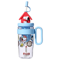 SNOOPY 史努比 巨无霸吸管杯 500ml 塑料杯