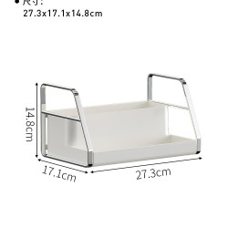 吱凡 ZIFAN 吱凡 A-7653-J1 调料架调味瓶罐 400ML 米白色 ABS+PP+钠钙玻璃+硅胶