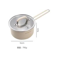 艾格辰 无涂层316不锈钢婴儿辅食锅