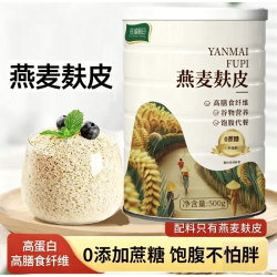耶派 Yeapai 耶派 纯燕麦麸皮罐装 500g 一罐装