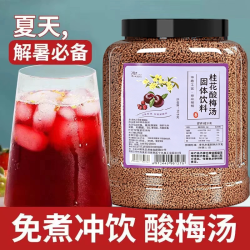 耶派 桂花酸梅汤粉 500g 一罐装