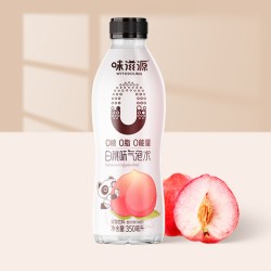 味滋源 气泡水 白桃青柠柚子味 350ml