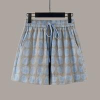她池 春夏女士时尚减龄宽松显瘦阔腿裤