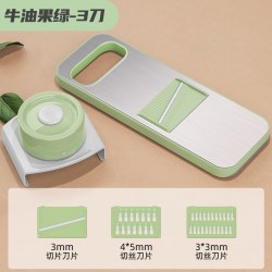 克欧克 不锈钢切菜神器家用土豆切丝器多功能萝卜擦刨丝自带沥水篮