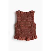 移动端：H&M HM2026 女士缩褶上衣 1263464
