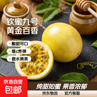 海南钦蜜9号黄金百香果启鸿 新鲜水果纯甜 如蜜 40个装（30-45g）