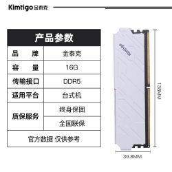 REAL DDR5 6000MHz 台式机内存条