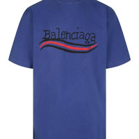 BALENCIAGA 男士手绘T恤