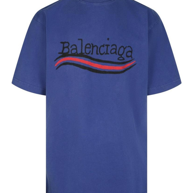 BALENCIAGA 男士手绘T恤