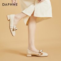 达芙妮 时尚百搭休闲乐福玛丽珍女士单鞋
