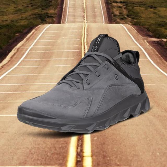 ecco MX M 男女防滑舒适透气休闲鞋跑步鞋驱动820184/820183 820184男款-02244-灰色 40