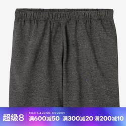 迪卡侬 运动短裤 透气宽松 深灰色 S 男士