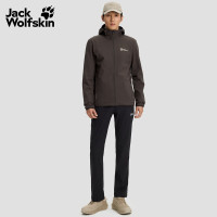 Jack Wolfskin A65468 防水鹅绒三合一冲锋衣 泥棕色 XL