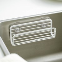 阿司倍鹭 2623 厨房置物架 白色款/树脂涂层 免打孔 日式