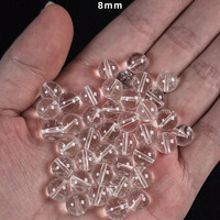 亲宝水晶 天然喜马拉雅水晶手串冰透圆珠单圈手链白水晶饰品