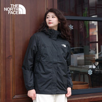 北面 26秋冬新品女冲锋户外防水连帽夹克拼色单层外套8DFA 8DFA/JK3 L