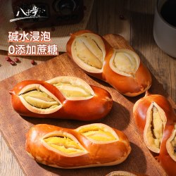 八千步 碱水棒 海盐芝士味50g*1包+紫薯味50g*1包+抹茶味50g*1包+巧克力味50g*1包 箱装