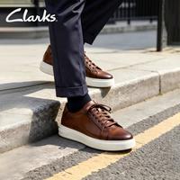 Clarks 其乐男鞋经典牛皮轻量舒适休闲百搭板鞋