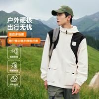 特步 生活系列 男士双层风衣 876327150056