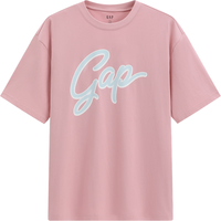 Gap 纯棉印花大Logo 男士短袖T恤