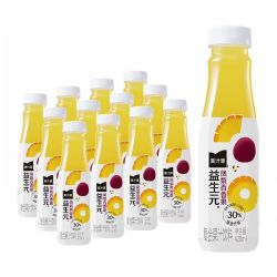 美汁源 维C益生元复合果汁饮料420ml*12瓶