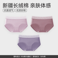 芬腾 内裤女纯棉内裤抗菌亲肤