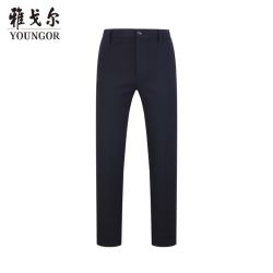 雅戈尔 男士夏季莫代尔棉多组分混纺商务休闲西裤