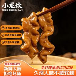 小龙坎 浅卤鲜肥肠免打理轻卤猪大肠下酒菜干煸爆炒红烧肥肠面食材