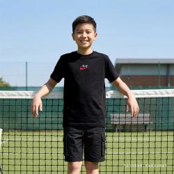 NIKE 全对满分印花图案时尚休闲运动日常宽松青少年儿童短袖T恤