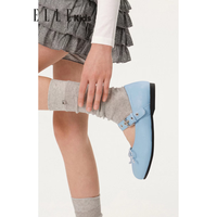 ELLE kids 小皮鞋软底浅口单鞋