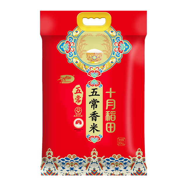 PLUS会员：十月稻田 五常稻香米 10kg