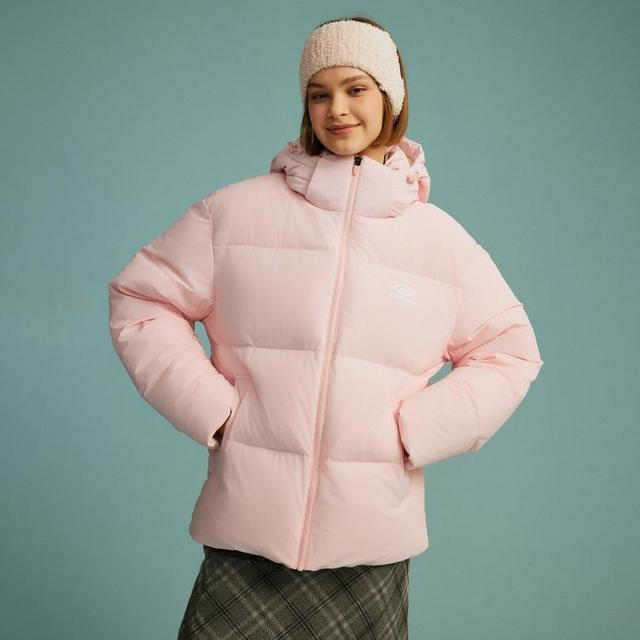 茵宝 2024冬季复古可拆卸连帽保暖外套多彩运动羽绒服男女同款