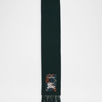 BURBERRY 男士羊绒围巾 Men's Check EKD Label
