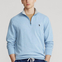 RALPH LAUREN Men's Luxury Jersey 1/4 Zip Pullover