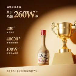 谷小酒 谷院烧酒黄瓶 52度 固态发酵纯粮白酒 500ml（首购价）