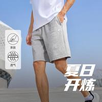 匹克 综训运动针织五分裤短裤男夏新款弹力舒适休闲跑步健身裤直筒裤