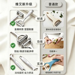 NEWAIR 维艾 JJFPSQ 多功能刨丝器 不锈钢 刀尖角度60°以上 刀柄长15cm 刃长5cm
