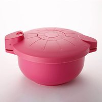 美亚 47357 微波炉压力锅 塑料 18cm 玫红色