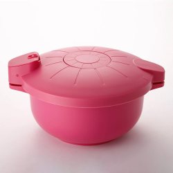 美亚 47357 微波炉压力锅 塑料 18cm 玫红色
