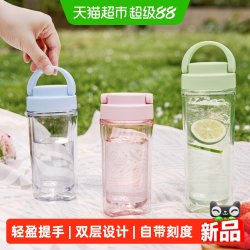 THERMOS 膳魔师 TCPG-360-LM Tritan塑料水杯 360ml 咸柠绿