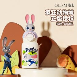 GERM 疯狂动物城2吸管水杯朱迪尼克儿童保温杯幼儿园上学专用