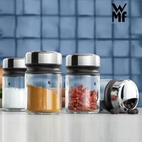 WMF 福腾宝 0661586040 调味瓶套装 4件 有孔盖 玻璃