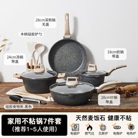 88VIP：卡罗特 EW系列 不粘锅套装 铝合金 7件套