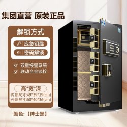 虎牌 保险柜家用2026新款防盗保险箱家庭存钱全钢搬不走60/80cm1米/1.2办公室指纹密码隐藏式床头柜保管箱夹万