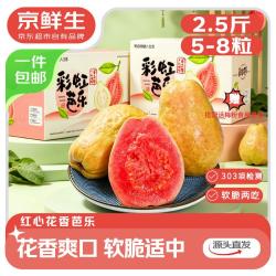 京鲜生 软糯红心芭乐净重3斤单果150g起 番石榴 新鲜水果源头直发